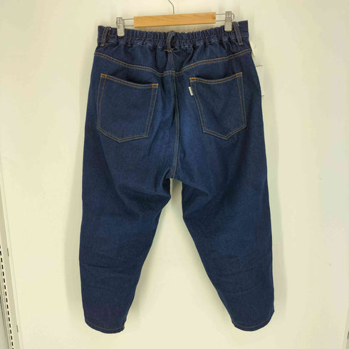 レアセル rehacer Kojima Denim Made in Okayama Japan 岡山デニム 濃紺 インディゴ ワイドテーパード デニムパンツ メンズ JPN:L
