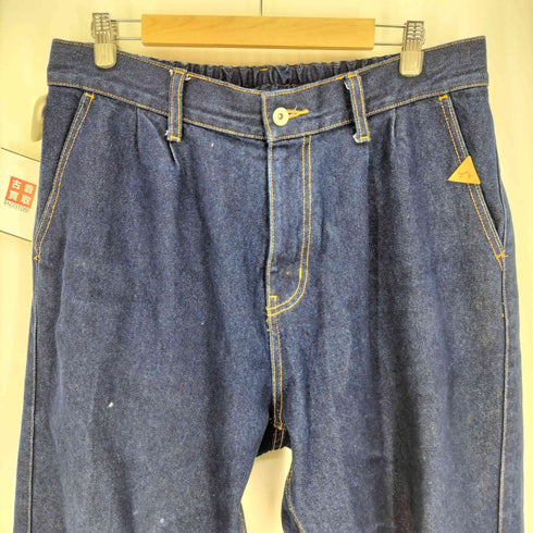 レアセル rehacer Kojima Denim Made in Okayama Japan 岡山デニム 濃紺 インディゴ ワイドテーパード デニムパンツ メンズ JPN:L