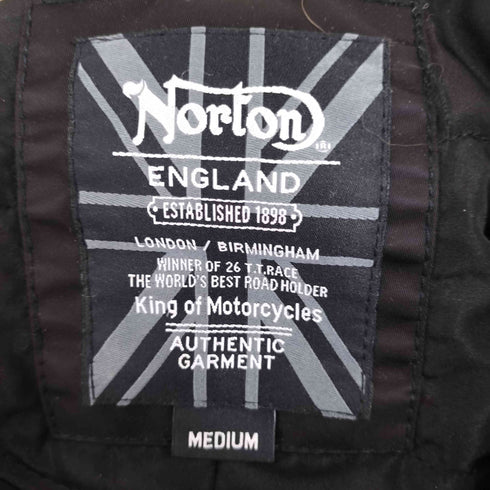 ノートン NORTON 刺繍ロゴ ポリエステルツイル N-3B ジャケット メンズ import:M