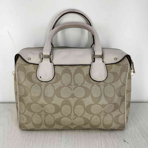 コーチ COACH シグネクチャー ターンロック ミニボストンバック レディース