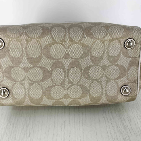 コーチ COACH シグネクチャー ターンロック ミニボストンバック レディース