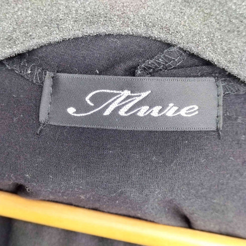 MURE 透かし編み フーディーベスト レディース