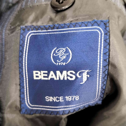 ビームスエフ BEAMS F ウール100 ストライプ スーツセットアップ メンズ 90