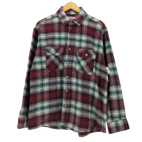リーバイス Levis 90S USA製 ALASKA SHIRTS チェック ヘビー フランネル シャツ メンズ import:L