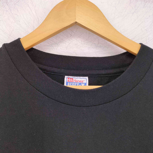 ヘインズ Hanes 80-90s シングルステッチ 48手 デビル プリント クルーネック 半袖 エロ Tシャツ メンズ import:XL