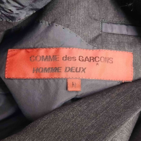 コムデギャルソンオムドゥ COMME des GARCONS HOMME DEUX AD1998 3Bウールテーラードジャケット メンズ JPN:M