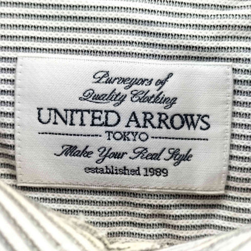 ユナイテッドアローズ UNITED ARROWS ストライプ柄 L/S コットン シャツ メンズ 41