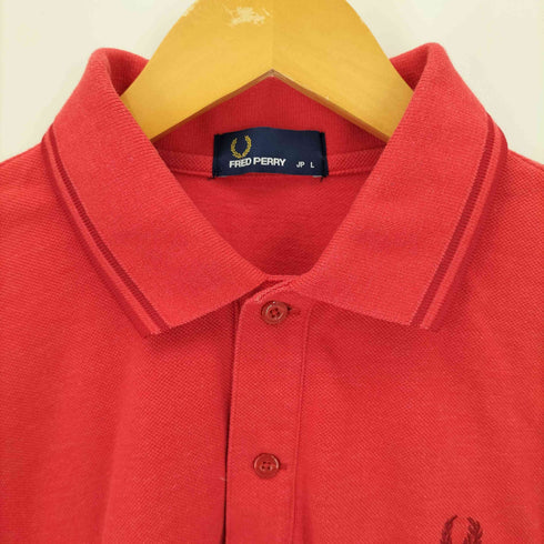 フレッドペリー FRED PERRY ロゴ刺繍 ポロシャツ メンズ import:L