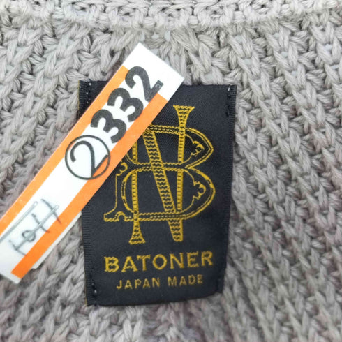 バトナー BATONER 21SS SIGNATURE CREW NECK メンズ JPN:3