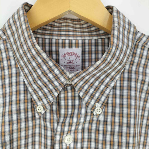 ブルックスブラザーズ BROOKS BROTHERS グラフチェック B.D L/S シャツ メンズ import:XL