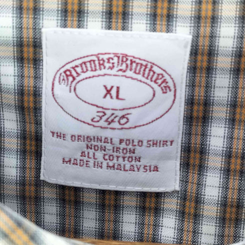 ブルックスブラザーズ BROOKS BROTHERS グラフチェック B.D L/S シャツ メンズ import:XL