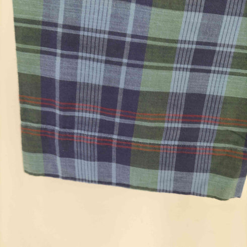 ブルックスブラザーズ BROOKS BROTHERS コットン マドラス プレーンフロントパンツ メンズ W34 L34