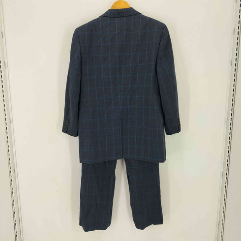 チェスターバリー Chester Barrie 80-90s 英国製 ウール チェック ペイントカスタム スーツ テーラードジャケット セットアップ メンズ