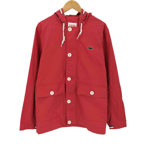 ラコステライブ Lacoste Live ワンポイントロゴ フーデッド コットンライトジャケット メンズ 46