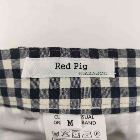 Red Pig ギンガムチェック テーパードスラックスパンツ メンズ M
