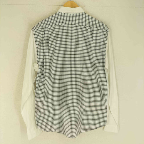 アレッサンドロジェラルデスキー ALESSANDRO GHERARDESCHI MADE IN ITALY チェック切替レギュラーシャツ メンズ