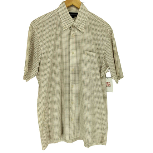ザスコッチハウス The Scotch House チェック柄 S/Sボタンダウンシャツ メンズ L