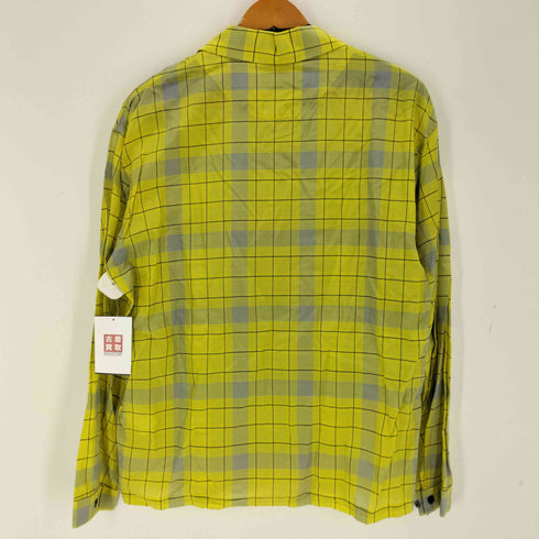 ゼロエイトサーカス 08sircus Cupra check open collar shirt メンズ JPN:5