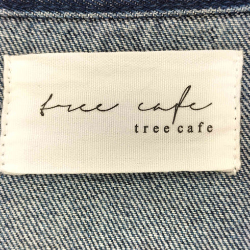 antiqua treecafe チャイナボタンデニムジャケット メンズ FREE