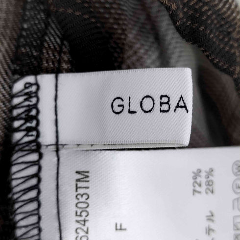 グローバルワーク GLOBAL WORK ラメチェックシャツ レディース FREE