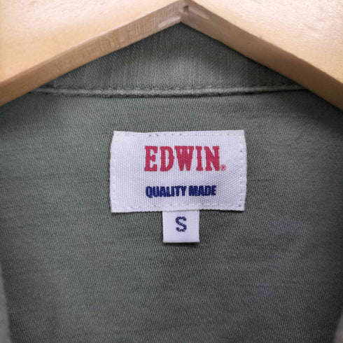 エドウィン EDWIN ペイントデザインミリタリーシャツ メンズ S