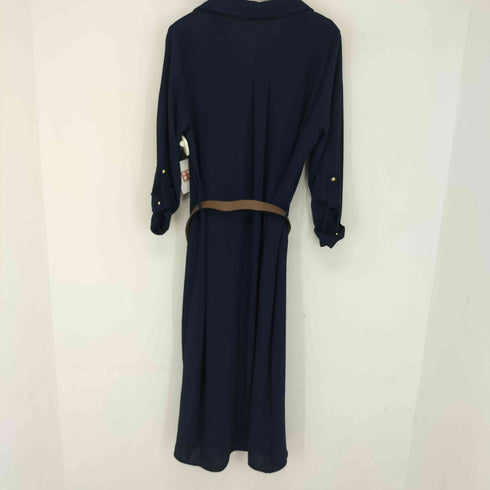 ザラ ZARA ベルト付きロングワンピース レディース import:L