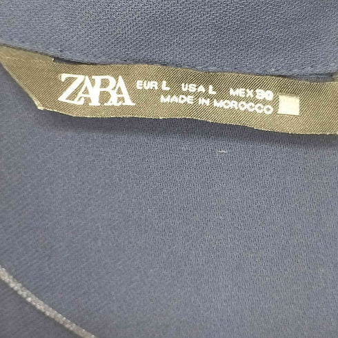 ザラ ZARA ベルト付きロングワンピース レディース import:L