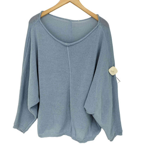 ザラ ZARA リネン混ボートネックニット レディース import:L