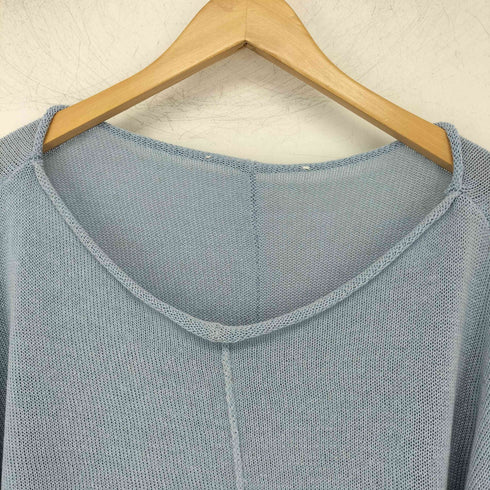 ザラ ZARA リネン混ボートネックニット レディース import:L