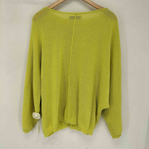 ザラ ZARA リネン混ボートネックニット レディース import:L