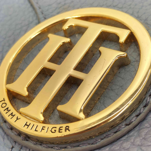 トミーヒルフィガー TOMMY HILFIGER ロゴプレート レザーワンショルダーバッグ レディース