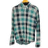 ラコステ LACOSTE REGULAR FIT チェック柄 ボタンダウン L/Sシャツ メンズ import:S