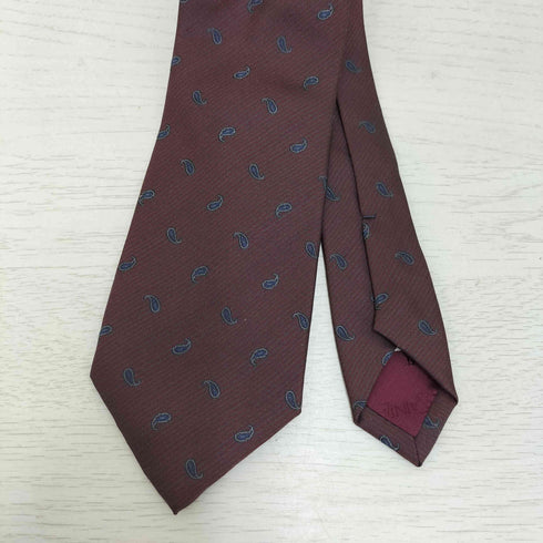 イヴサンローラン Yves Saint Laurent ペイズリー シルクネクタイ メンズ