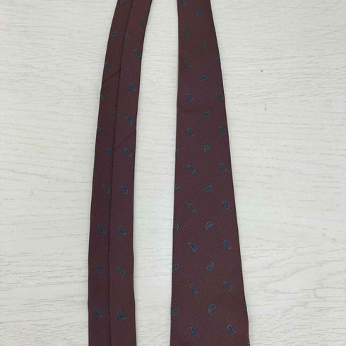 イヴサンローラン Yves Saint Laurent ペイズリー シルクネクタイ メンズ