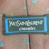 イヴサンローラン Yves Saint Laurent ペイズリー シルクネクタイ メンズ
