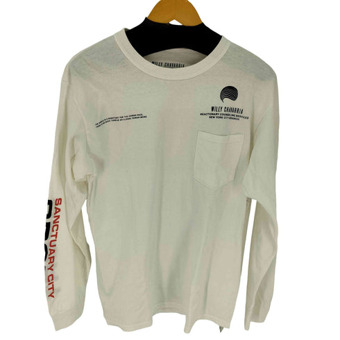 ウィリーチャバリア WILLY CHAVARRIA ロングスリーブTシャツ ロンT メンズ import:M