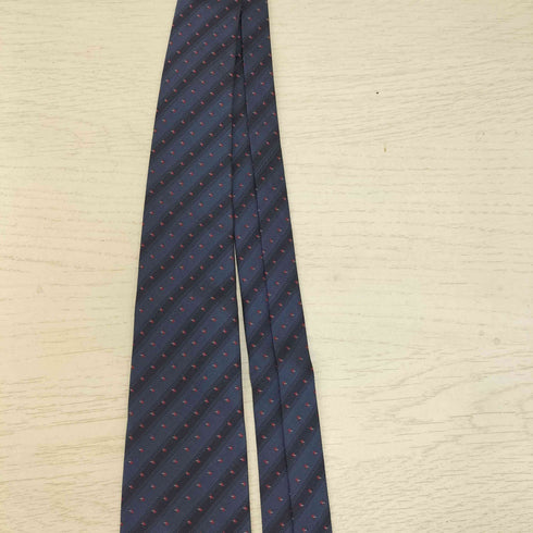 イヴサンローラン Yves Saint Laurent 総柄 シルクネクタイ メンズ