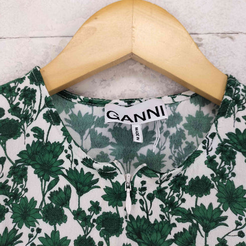 ガニー Ganni レーヨンクレープ フラワープリントワンピース import レディース 38