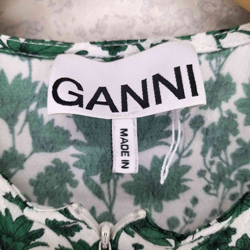 ガニー Ganni レーヨンクレープ フラワープリントワンピース import レディース 38