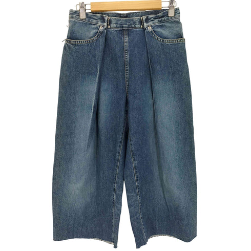 ジョンローレンスサリバン JOHN LAWRENCE SULLIVAN RIGID DENIM WIDE PANTS リジッド デニム ワイド パンツ レディース 6