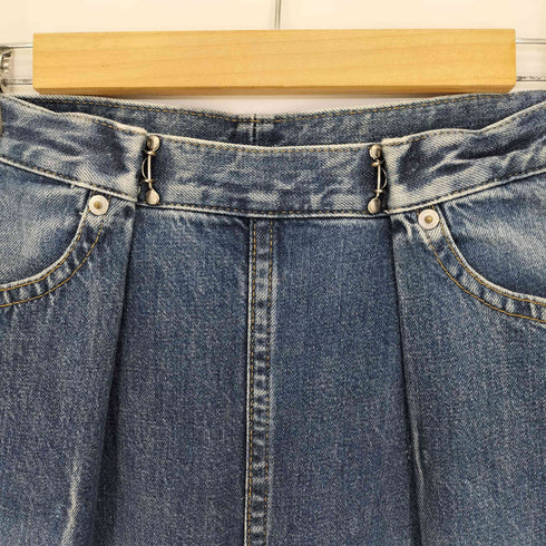 ジョンローレンスサリバン JOHN LAWRENCE SULLIVAN RIGID DENIM WIDE PANTS リジッド デニム ワイド パンツ レディース 6