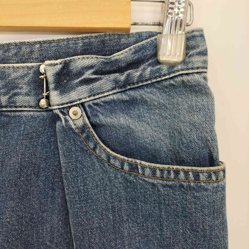 ジョンローレンスサリバン JOHN LAWRENCE SULLIVAN RIGID DENIM WIDE PANTS リジッド デニム ワイド パンツ レディース 6