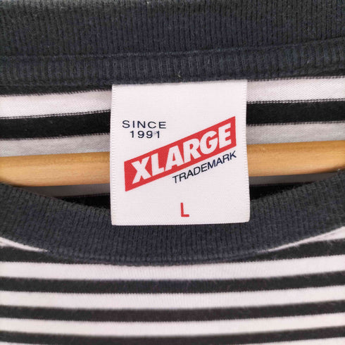 エクストララージ XLARGE ボーダー Tシャツ メンズ import:L