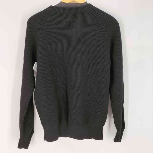 ヴァンソンエミレイユ Vincent et Mireille AZE CREW NECK SWEATER 畦 クルーネック セーター メンズ JPN:42