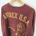 アヴィレックス AVIREX BLACK SCORPIONS LONG SLEEVE T-SHIRT ブラックスコーピオンズ ロングスリーブTシャツ メンズ import:L