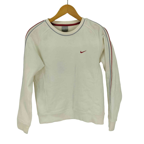 ナイキ NIKE 00s 刺繍ロゴ リブ切替 ラグランスリーブ スウェット レディース import:L