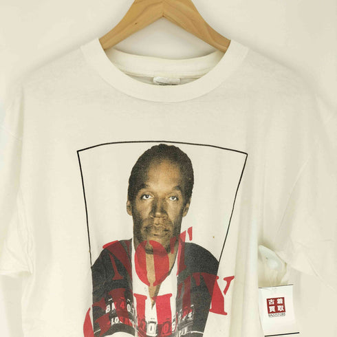 タルテックス TULTEX 90S 俳優 NOT GUILTY プリント クルーネックTシャツ メンズ import:XL