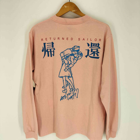 アヴィレックス AVIREX LS RETURNED SAILOR T-SHIRT リターンド セーラー ロングスリーブTシャツ メンズ import:L