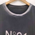 ヌメロヴェントゥーノ N°21 イタリア製 フロントロゴ フェード加工 S/S Tシャツ メンズ import:XL