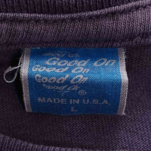 グッドオン good on USA製 BAZOOKA クルーネックTシャツ メンズ import:L